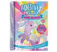 Mondi incantati. Adesivi con i numeri. Ediz. a colori. Ediz. a spirale