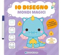 Mondi magici. Io disegno. Ediz. a colori. Con pennarello cancellabile