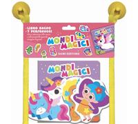 Mondi magici. Libri bagno. Ediz. illustrata. Con 7 sagome di personaggi