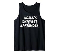 Mondi Okayest Bartender Divertente Barista Uomo Donna Canotta