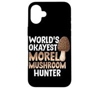 Mondi Okayest Morel Funghi Hunter Foraging Morels Custodia per iPhone 16 Plus