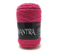 Mondial Filato Mantra gomitolo da 100 Gr 110 Mt- 60% Microfibra PA 40% Microfibra PC Ferri 3-4 (565 Rosa carico)