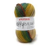 Mondial lane HAPPY COLOUR gomitolo da 100gr 350mt 75% Microfibra PC 25% Lana Merino Ferri 3,5-4,5 (492 rosa tenue)