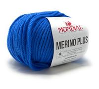 Mondial lane MERINO PLUS Gomitolo 100gr 125mt Ferri 5,5-6,5 in Misto lana (488 blu marino fluo)