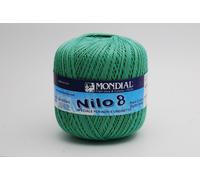 Mondial NILO Filo Di Cotone Egiziano Stampato All'Uncinetto Misura 8 - 863 Verde