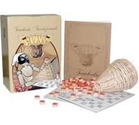 Mondial Toys Tombola Classica Napoletana Tradizionale con Smorfia numeri in legno Panariello in Vimini