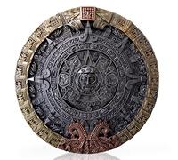 Mondland Calendario Maya | Calendario azteco = rilievo da parete 46 cm, replica calendario solare, grande maya e calendario azteco come decorazione da parete imponente