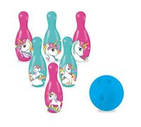 Mondo 28526 Hucha cerámica m caquita Unicorn Bowling Set, Assorted, Sin Talla