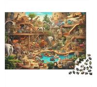 Mondo Animale Puzzles 1000 Pezzi In Cartone Di Alta Qualità, Un Busta Di Puzzle A Rompicapo Per Art-terapia, Ideale Per Attività Per Giorni Di Pioggia, Regalo Per La Pensione 38x26cm/1000pcs