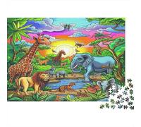 Mondo Animale Rompicapo 1000 Pezzi In cartone Riciclato,Un Puzzle Per Impossibile Difficile Arduo Stimolante,Ideale Per Decorazione Casa Design,Regali Per Le Donne,Regali Per Gli Uomini 52x38cm/10