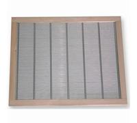 Mondo Ape Escludi Regina con Cornice in Legno 43x50 cm, Escludi Regina per api - per arnia da 10 favi - Apicoltura