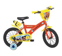 Mondo Bicicletta Dragon Ball Misura 14 Per Bambini Da 4-6 Anni Telaio In Acciaio