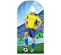 Mondo Coppa 2018 Brasiliana Calcio Cartone Ritaglio Stand-In - Tite Gesù Firmino