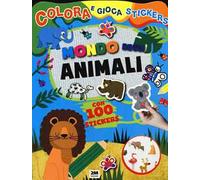 Mondo degli animali. Colora e gioca stickers. Ediz. a colori