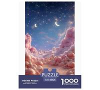 Mondo dei caramelli Puzzles 1000 Pezzi Gioco Di Sfida Giocattolo Adulti E Bambini Due lune gemelle Puzzle Impossibile Sfida Educativa Design Creativo Regalo Decorazione Casa 38x26cm/1000pcs