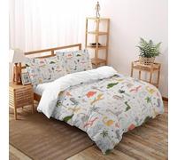 Mondo dei carteeoni animati Set Di Biancheria Da Letto artee Copripiumino 2 Pezzi Comfort in Microfibra Per Coppia Adulti Doppia Federa Double（200x200cm）