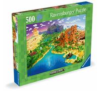 Mondo Di Minecraft Puzzle In Legno, 500 Pezzi