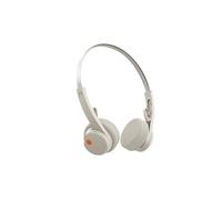 MONDO Freestyle On-Ear Cuffie , Bluetooth 5.3, ENC, Driver da 36 mm, Stile Retro anni '80, Greige