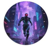 mondo futuro Puzzle Impossible 1000 Pezzi cyberpunk fantascienza Decorazione Per La Casa. Rilassamento E Intelligence Per Adulti E Ragazzi Da 14 Anni 1000pcs (67.5x67.5cm)
