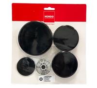 MONDO, Kit Completo 4 Piattelli e 4 Bruciatori a Gas, Per Cucine e Piani Cottura a Gas, Compatibile con Indesit, Ariston, Nardi, Franke e Altri Marchi, Made in Italy