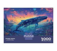 Mondo Marino Puzzles 1000 Pezzi In Balene Color Incastro Perfetto, Un Gioco Di Puzzle Per Enigma Per Lo Stress Relief, Ideale Per Per La Decompressione E La Decorazione Delle Pareti