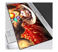 mondo meraviglioso Tappetino Mouse Gaming 900x 400mm XXL per Mouse e PC, 3mm Mouse Pad Antiscivolo Fondo in Gomma con Bordi Cuciti, G