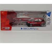Mondo Motors Fiat Panda FIRE RESCUE + Elicottero 1/43 57004RD