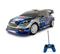 Mondo Motors, Ford Fiesta WRC, modello in scala 1:24, velocità fino a 8 km/h, giocattolo per bambini 63537, blu