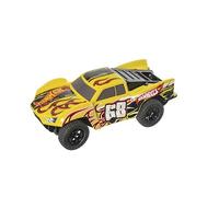 MONDO Motors Hot Wheels Baja Truck, modello in scala 1:24, fino a 8 Km/h di velocità, auto giocattolo per bambini 63823, colore giallo