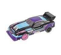 MONDO Motors Hot Wheels GT Scorcher, Modello in scala 1:24, fino a 8 Km/h di velocità, auto giocattolo per bambini 63822, con luci LED nella carrozzeria, colore viola e azzurro