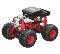 Mondo Motors - Hot Wheels Monster Trucks BONE SHAKER - Kit Battery Pack incluso - macchina telecomandata per bambini - Colore Rosso/Nero - 63648
