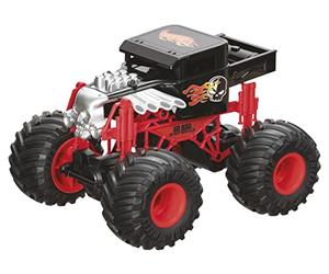 Mondo Motors - Hot Wheels Monster Trucks BONE SHAKER - Kit Battery Pack incluso - macchina telecomandata per bambini - Colore Rosso/Nero - 63648