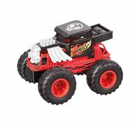 Mondo Motors - Hot Wheels Monster Trucks Bone Shaker - Macchina telecomandata per Bambini 2.4 GHz- Colore Rosso/Nero - 63679