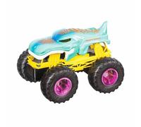 Mondo Motors - Hot Wheels Monster Trucks Mega Wrex - Macchina telecomandata per Bambini 2.4 GHz- Colore Verde/Giallo/Nero - 63680