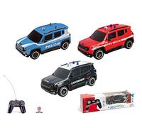 MODELLINO AUTO RADIOCOMANDATO JEEP RENEGADE CARABINIERI 2017 BLU SCALA 1/24