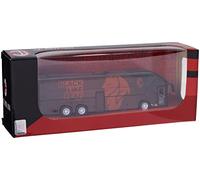 Mondo Motors - Pullman A.C. Milan modellino giocattolo - Bus con retrocarica frizione pull back - Colore Rosso Nero - 51213