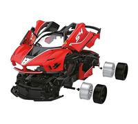 MONDO Motors - RC Kit Ferrari FXXK Evo, velocità 8 Km/h, Rosso, Scala 1:18, 63691