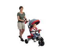 TRICICLO ROSSO PASSEGGINO ON AND GO MOOVI EXPLORE PER BAMBINI