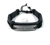 Mondo Pace Bracciale Irie Reggae Jamaica Hawaii Hippie Hobo Vibes Adjustable1SZ