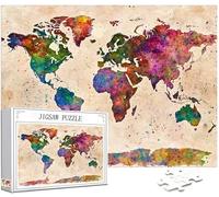 Mondo Puzzle 4000 Pezzi, 5D DIY Puzzle Mappa Puzzle Adulti e Ragazzi da 14 Anni, Jigsaw Puzzle con Confezione, Giochi Rilassamento e Intelligence, Home Wall Room Decor, Regalo Donna, 141x87cm,Model168