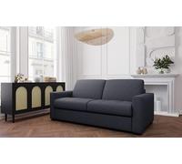 Mondo Sofa Group Divano Letto BOHEME Ribalta 3 Posti e Letto Struttura in Metallo e Legno Imbottitura in Gomma di Poliuretano Rivestimento in Tessuto Rete Elettrosaldata Colore: Dark grey