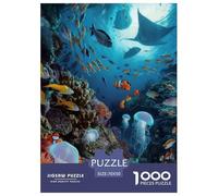 Mondo sottomarino colorato Jumbo, Falcon De Luxe, puzzle per adulti 70x50cm/1000 pezzi