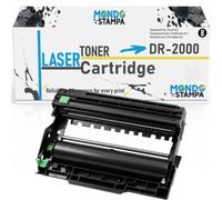 Mondo Stampa Tamburo compatibile con Brother DR2000 Laser da 12000 Pagine | Vale anche per DR2005 e DR350. Perfetto per DCP-2010 DCP-7020 HL-2030 HL-2070N MFC-7220 MFC-7820N. Tamburo sempre affidabile