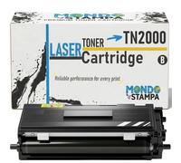 Mondo Stampa Toner Compatibile con TN2000 TN2005 Nero, Resa 2.500 Pagine, per Stampanti Brother HL-2030 MFC-7420 DCP-7010 e altri modelli