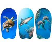 Mondo Tavola da surf da 84 cm, motivo: animali marini, 3 assortite, un pezzo venduto separatamente, tavola da surf galleggiante per bambini, leggera e resistente, in schiuma, perfetta per il