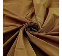 Mondo Tessuti - Tessuto Taffetà Unito al Metro - Elegante e Versatile per Abiti da Danza, Cerimonia, Teatro, Spettacolo, Ampia Scelta di Colori (Bronzo)