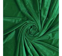 Mondo Tessuti - Velluto Bielastico al Metro - Morbido e Elasticizzato, Ideale per Abbigliamento, Costumi, Danza, Teatro e Sartoria - Tessuto di Alta Qualità per Cucito Creativo (Verde Bandiera)
