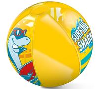 Mondo Toys - Surfing Shark Beach Ball - Pallone da Spiaggia Colorato - gonfiabile ideale per giocarci in acqua - adatto a bambini/ragazzi/adulti - 50 cm. di diametro - 16921