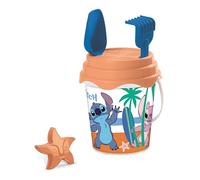 Stitch bucket set, set mare renew toys con secchiello, paletta, rastrello, setaccio, formina, annaffiatoio inclusi