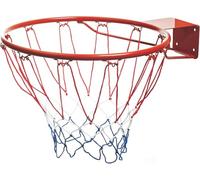 Mondo Toys - Cerchio da Basket/Pallacanestro per Bambini e adulti - Cerchio da Basket da esterno con anello in metallo - Diametro 45 cm / 18 inch - Kit rete e bulloni di fissaggio INCLUSI - 18299
